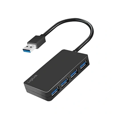 Bild av LogiLink USB 3.2 (Gen1) 4 portnav med överströms och överspänningsskydd