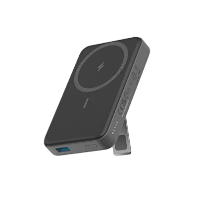 Bild av Anker Power Bank, 633 Magnetiskt Batteri, 10.000 mAh hopfällbar magnetisk trådlös bärbar laddare, 20W USB C strömförsörjning för iPhone 13/13 Pro / 13 Max, 12/12 12 Max.
