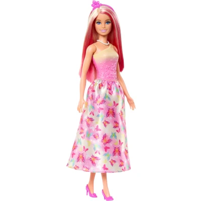 Bild av Barbie Royal Docka med Rosa Slingor