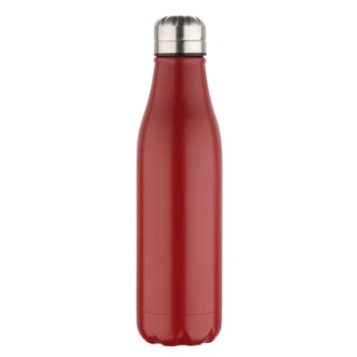 Bild av Bergner 500 ml flaska rostfritt stål rosa Walking anywhere,