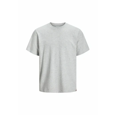Bild av R.D.D. Royal Denim Division Rundhals Tshirt med print, Storlek: Large, Light grey melange