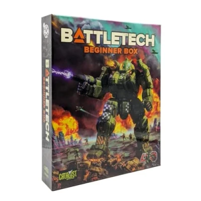 Bild av BattleTech Beginner Box 40th Anniversary by Catalyst Game Labs, Strategy Board Game, for 2 Players and Ages 14+