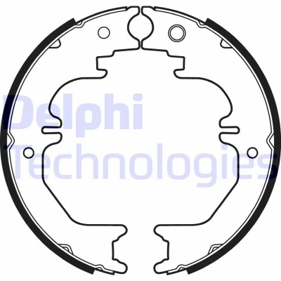 Bild av Bromsbackar, sats DELPHI LS2132