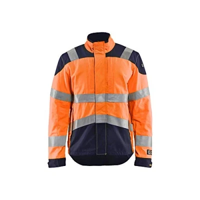 Bild av JACKA 4089 1513 MULTINORM INHERENT VARSELORANGE/BLÅ XS Beijerbygg Byggmaterial
