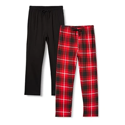 Bild av FM London herr Pyjamas botten 2 pack Soft Touch, Svart, L