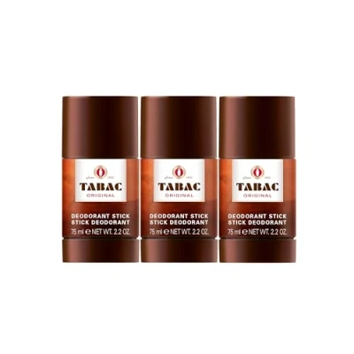 Bild av Tabac® original Förmånklöver deodorant stick sedan 1959 mild mot huden med doften av originalet 24 timmars deodorantskydd 3 x 75 ml