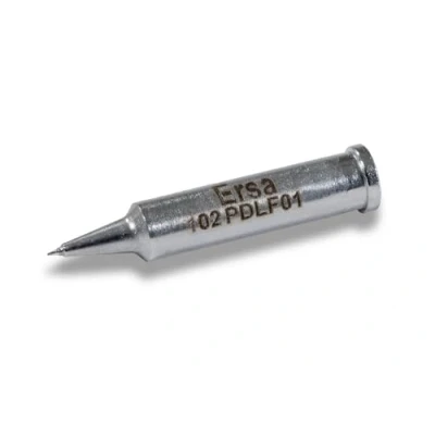 Bild av ERSA ERSADUR i Tip kontinuerlig lödningsspetsar, pennspets, rak 0,1 mm diameter med LF beläggning (blyfri lödning) för ökad livslängd 0102PDLF01