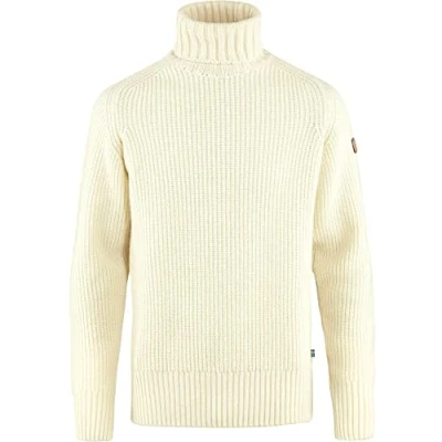 Bild av Fjällräven ÖVIK Roller NECK Sweater Stickad tröja, Storlek: XXL, Chalk white