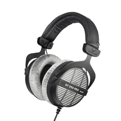 Bild av beyerdynamic DT 990 PRO Over Ear Studio Monitor Hörlurar Öppen baksida stereokonstruktion, trådbunden (80 Ohm, grå)