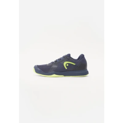 Bild av Head Sprint TEAM 4.0 Tennisskor för grus, Storlek: 44, Navy/lime Textil/syntet