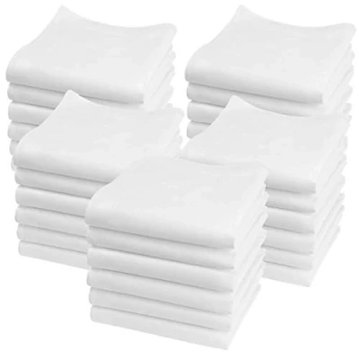 Bild av Merrysquare Mini näsdukar modell Lilliput liten storlek 23 cm x 100 % bomull, Vit 30,