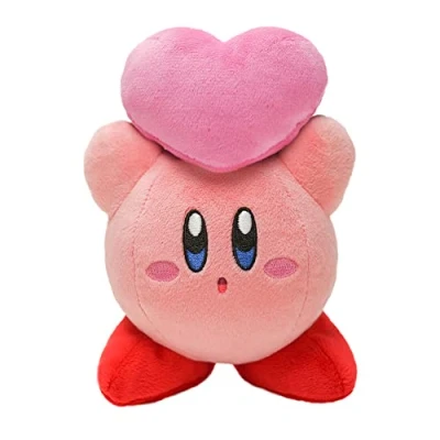 Bild av 1UP Kirby with Heart Plysch