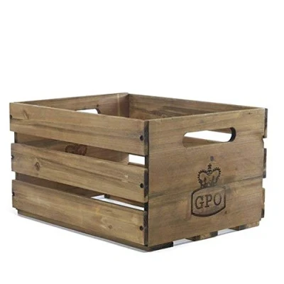 Bild av Cassa Porta Vinili In Legno Marrone