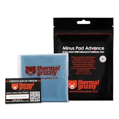 Bild av Thermal Grizzly Minus Pad Advance 100x100x1.5 mm 2 pieces