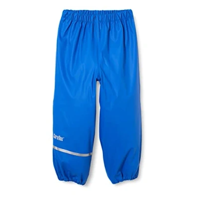 Bild av CareTec Unisex barn regnbyxor PU W/O fleecebyxor, Havsblå (706), 104