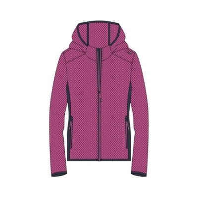 Bild av CMP Dam Knit Tech Fleece Jacka Med Fast Huva Kvinnor