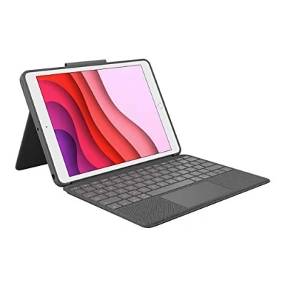 Bild av Logitech Slim Folio 920 009624 iPad Skal med Tangentbord, Svart, 10.2&quot;