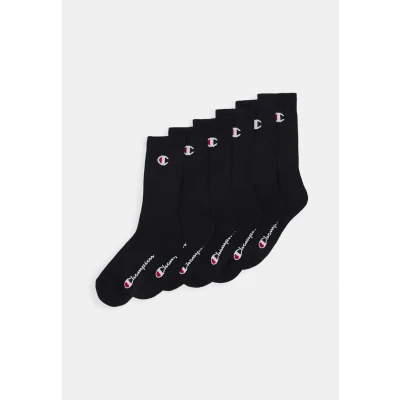 Bild av Champion CREW Socks 6 PACK Unisex Träningssockor, Storlek: 35 38, Black