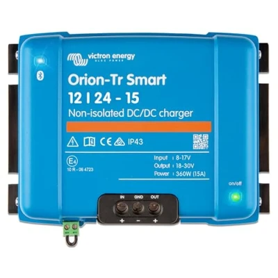 Bild av Victron Energy Orion Tr Smart 12/24 Volt 15 amp 360 Watt DC laddare Ej isolerad (Bluetooth)