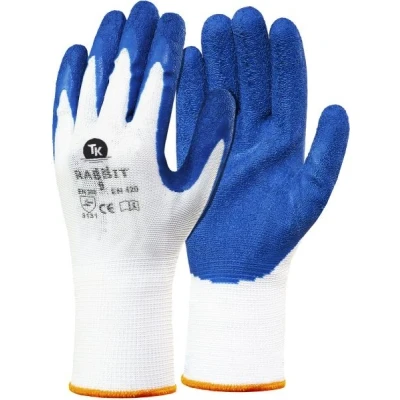 Bild av PROFITOOL 0XREK0235/M Skyddshandske vit, Blå nylon, PU (polyuretan) M