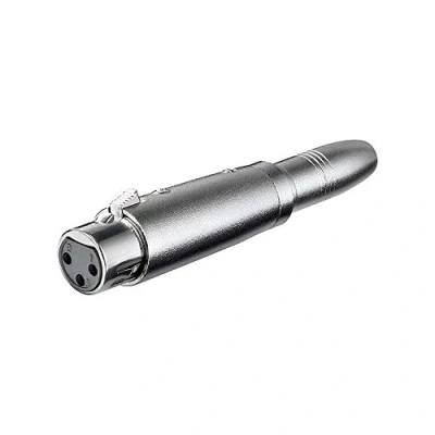 Bild av XLR adapter 3 polig koppling till 6,3 mm monokoppel.