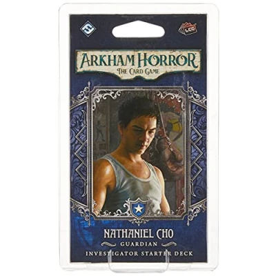 Bild av Fantasy Flight Games, Arkham Horror The Card Game: Investigator Starter Deck Nathaniel Cho Investigator, Game, Ages 14+, 1 to 4 Players, 60 120 Minutes Playing Time