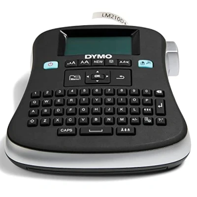 Bild av DYMO LabelManager 210D etikettskrivare För skrivbordet Bärbar med QWERTY tangentbord Stor skärm och smarta tangenter hemmet kontoret