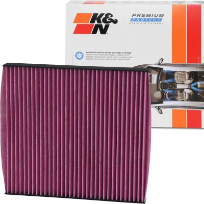 Bild av K&amp;N Filters DVF5001 Filtre d&#039;habitacle à charbon actif 253 30 carré(e) VOLKSWAGEN: Golf 7, 7 Variant, Touran I, AUDI: A3 Sportback