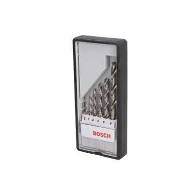 Bild av Bosch 6 delars Robust Line HSS G metallborrsats, 135 2; 3; 4; 5; 6; 8 mm,