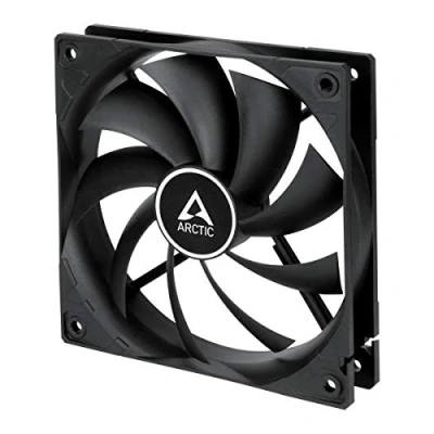 Bild av ARCTIC F12 PWM 120 mm PC fläkt, CPU silent, styrd teknik, push and pull konfiguration, ventilation 230 1350 varv/min, 0.3 sone Svart