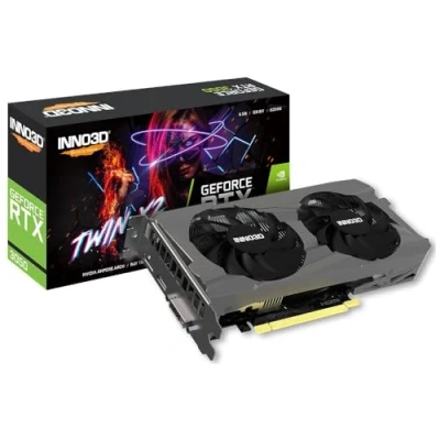 Bild av Inno3D GeForce RTX 3050 Twin X2 6GB GDDR6 RAM Grafikkort