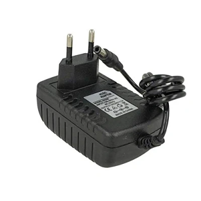 Bild av LEDLUX CV7243 transformator strömförsörjning 24 W V 1 A med kontakt för husuttag 220 till DC färg svart (24 A)