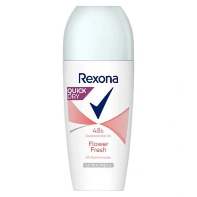Bild av Rexona Deodorant Roll On, Flower Fresh, 0% aluminiumsalter, 50 ml