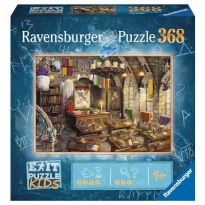 Bild av Ravensburger EXIT Puzzle Kids i trollkarlskolan 368 bitar pussel för barn från 9 år