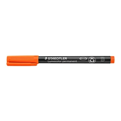 Bild av Staedtler 314 4 Lumocolor Universalstift B Spitze, 1.0 oder 2.5 mm, 10 Stück, orange