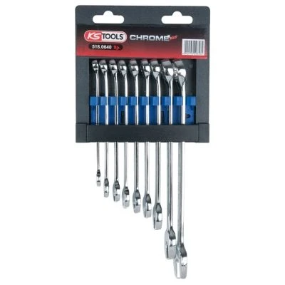 Bild av KS TOOLS 518.0640 Kit de clés polygonales et à fourches