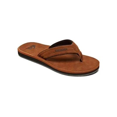 Bild av Quiksilver Carver Nubuck strand och poolskor för män, brun Xccc 44 EU