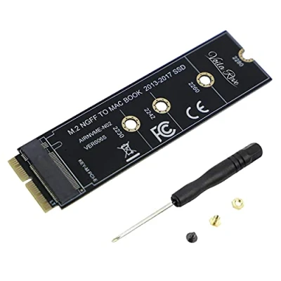 Bild av M.2 NVME SSD konverteringsadapter för uppgraderad MacBook Air Pro Retina Mid 20132017, NVME/AHCI uppgraderat kit A1465, A1466, A1398, A1502