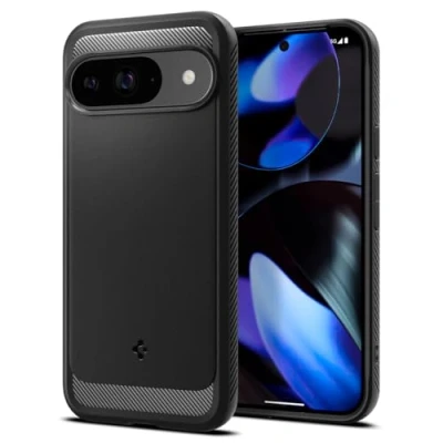 Bild av Spigen Rugged Armor TPU Back Cover Svart Google Pixel 9/9 Pro