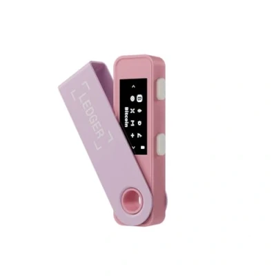 Bild av Hårdvaruplånboken för kryptotillgångar Ledger Nano S Plus (Pastellrosa)