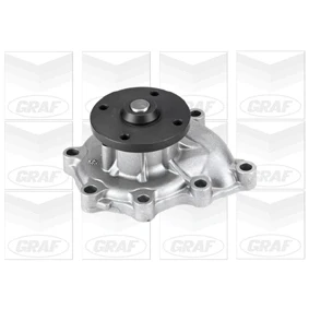 Bild av GRAF PA816 Pompe à eau avec joint d&#039;étanchéite mécanique Tôle d&#039;acier pour système dentrainement courroie trapézoïdale nervures KIA: CARNIVAL 2