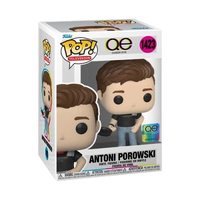 Bild av Funko POP! TV: Queer Eye Antoni Porowski Samlarobjekt vinylfigur Presentidé Officiella varor Leksaker för barn och vuxna TV fans modellfigur samlare display