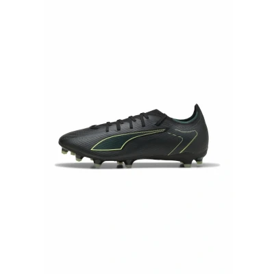 Bild av Puma Ultra 6 Match Fotbollsskor fasta dobbar, Storlek: 40.5, Black fizzy light green terrain Konstmaterial