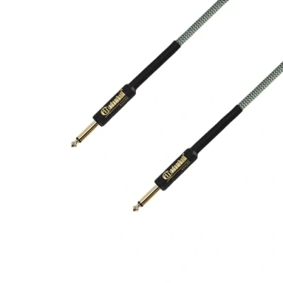 Bild av Adam Hall Cables 4 Star instrumentkabel nylonrock teleskop TS, grön, 9 m