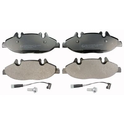 Bild av DENCKERMANN B110892 Jeu de plaquettes frein Essieu avant contact signal d&#039;usure inclus MERCEDES BENZ: Vito Mixto, Viano, Bus