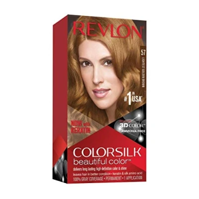 Bild av Revlon ColorSilk Beautiful Color 57 Lightest Golden Brown