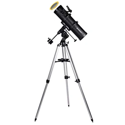 Bild av Bresser Spica EQ 130/650 spegelteleskop med smartphone kameraadapter och högkvalitativt objektiv solfilter, inklusive montering, stativ tillbehör