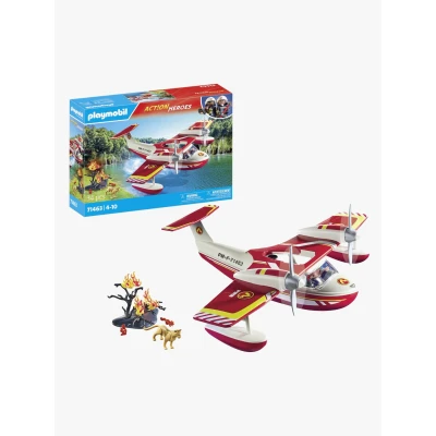 Bild av Playmobil 71463 Action Heroes Byggsats Brandflygplan med Släckningsfunktion
