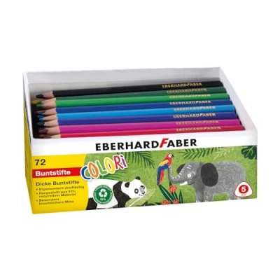 Bild av Eberhard Faber 511471 färgpennor set Colori, 72 jumbo i ergonomisk triangelform