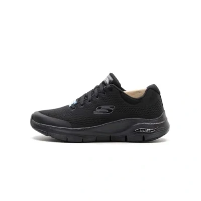 Bild av Skechers herr Träningsskor 232404 Bbk, svart stickad syntetisk trim, 41 EU